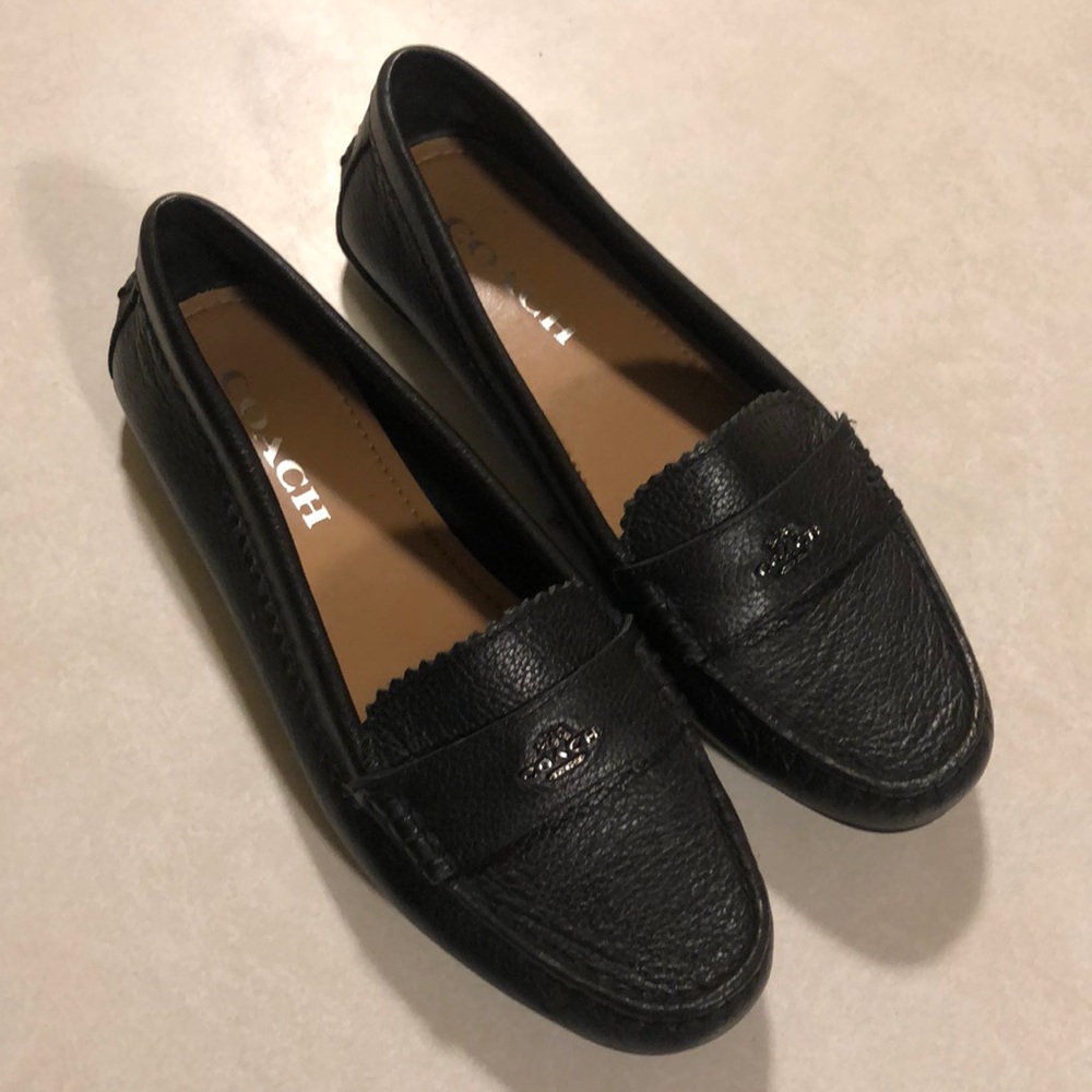 Coach Odette leather loafers